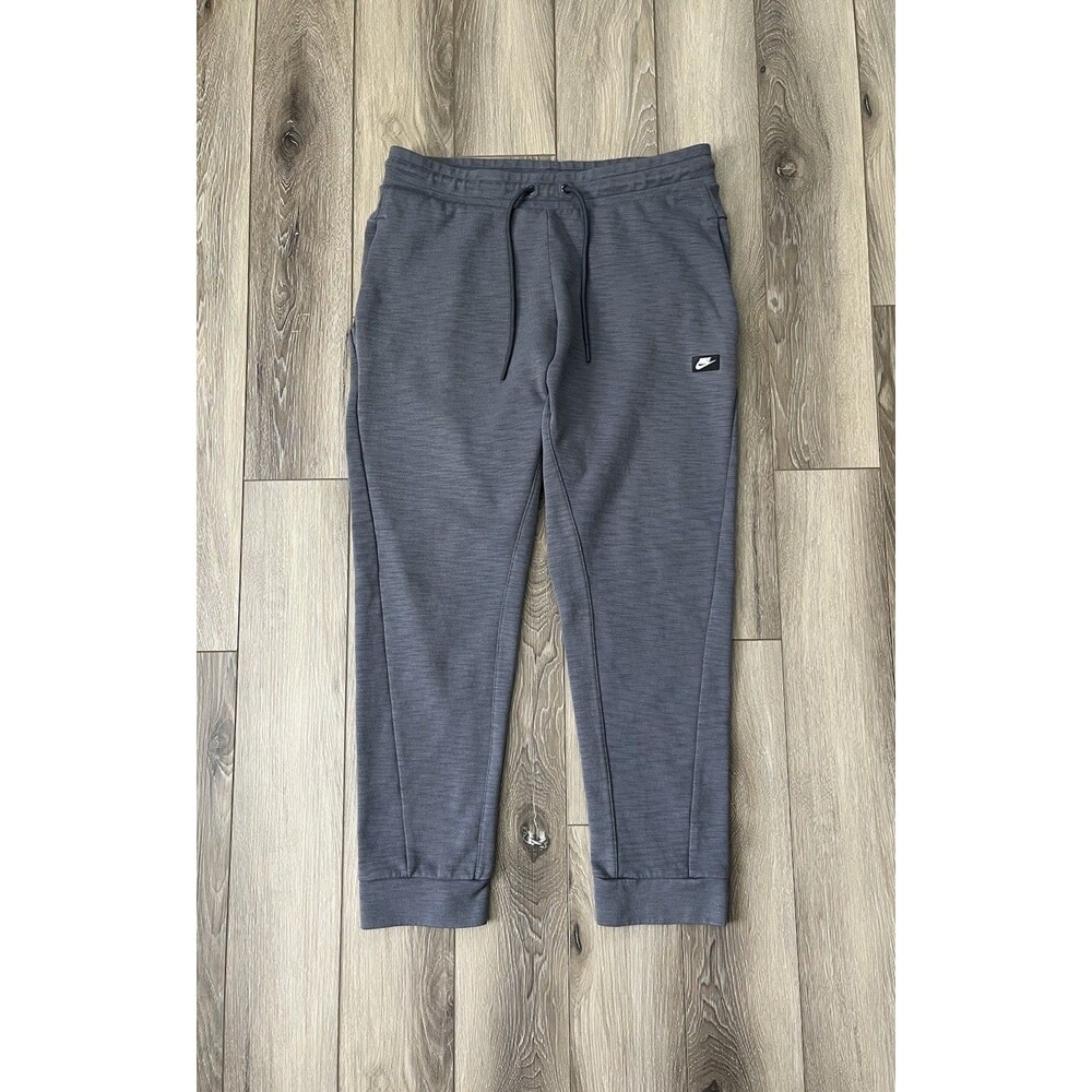 Nike Tech Pack Gray Fleece Jogger Sweatpants Gray Men’s Sz Large Zip Pocket